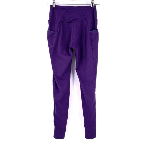 GYMSHARK Purple Dry Moisture Management Leggings S - Picture 4 of 7